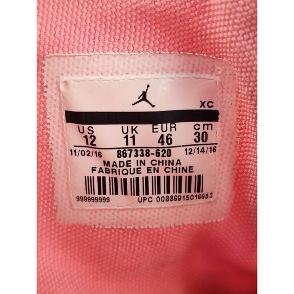 Nike Men’s Air Jordan 1 Retro High Decon Pink Shoes Size 12 US